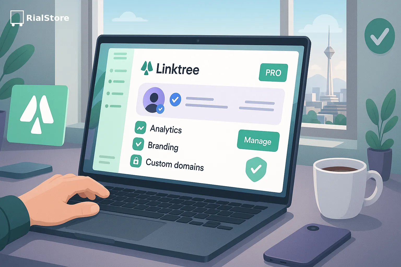 خرید امن Linktree Pro